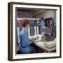 Promotional Photograph for the Ibm 1410-Heinz Zinram-Framed Photographic Print