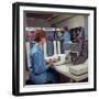 Promotional Photograph for the Ibm 1410-Heinz Zinram-Framed Photographic Print