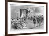 Promulgation of the New Japanese Constitution by Emperor Meiji of Japan at Tokyo-null-Framed Art Print