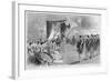 Promulgation of the New Japanese Constitution by Emperor Meiji of Japan at Tokyo-null-Framed Art Print