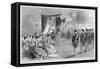 Promulgation of the New Japanese Constitution by Emperor Meiji of Japan at Tokyo-null-Framed Stretched Canvas