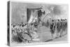Promulgation of the New Japanese Constitution by Emperor Meiji of Japan at Tokyo-null-Stretched Canvas