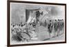 Promulgation of the New Japanese Constitution by Emperor Meiji of Japan at Tokyo-null-Framed Art Print