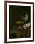 Pronk Still Life with Holbein Bowl, Nautilus Cup, Glass Goblet and Fruit Dish, 1678-Willem Kalf-Framed Giclee Print