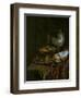 Pronk Still Life with Holbein Bowl, Nautilus Cup, Glass Goblet and Fruit Dish, 1678-Willem Kalf-Framed Giclee Print