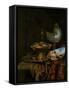 Pronkstilleven  Nature Morte Au Bol Holbein, Gobelet De Nautile, Coupe Et Saladier (Pronk Still Li-Willem Kalf-Framed Stretched Canvas