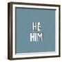 Pronoun II-Leah York-Framed Art Print