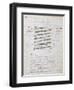 Proof of Printed Page with Annotations by the Author-Honore de Balzac-Framed Giclee Print