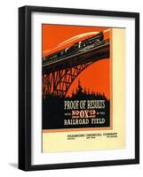 Proof of Results with NO-OX-ID in the Railroad Field-null-Framed Giclee Print