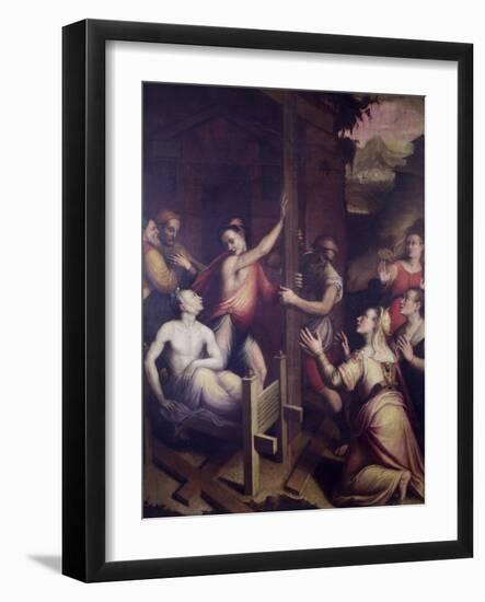 Proof of the True Cross (Verifica Della Vera Croce)-Luca Longhi-Framed Giclee Print