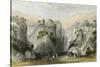 Proof Sword Rock-Thomas Allom-Stretched Canvas