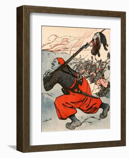 Propaganda, Baby Impaled-null-Framed Art Print