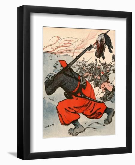 Propaganda, Baby Impaled-null-Framed Art Print