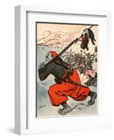 Propaganda, Baby Impaled-null-Framed Art Print