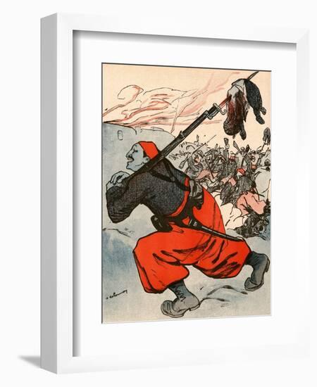 Propaganda, Baby Impaled-null-Framed Art Print