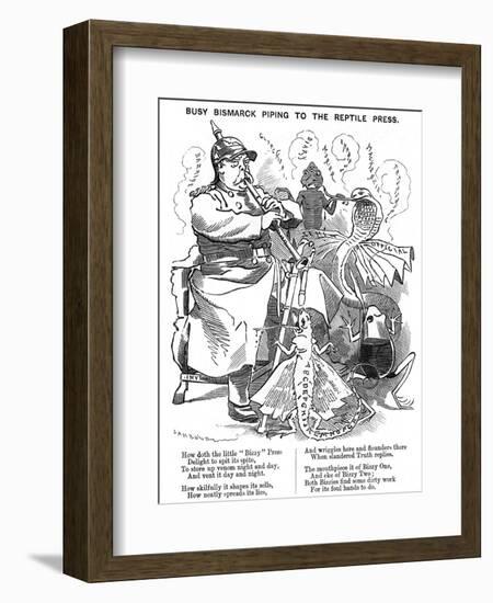 Propaganda, Bismarck-Linley Sambourne-Framed Art Print