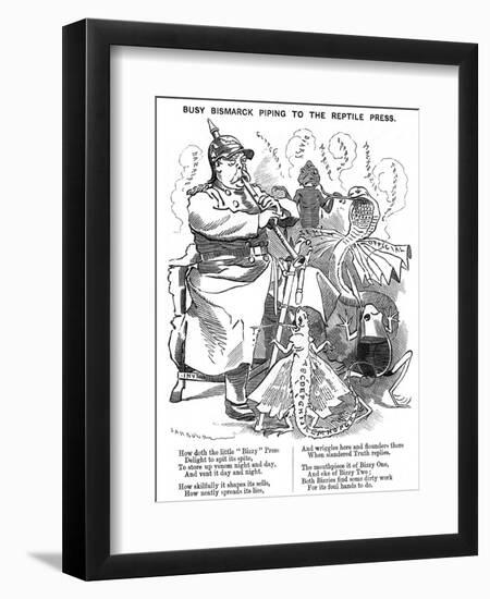 Propaganda, Bismarck-Linley Sambourne-Framed Art Print