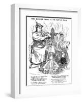 Propaganda, Bismarck-Linley Sambourne-Framed Art Print