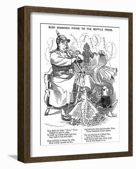 Propaganda, Bismarck-Linley Sambourne-Framed Art Print