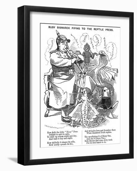 Propaganda, Bismarck-Linley Sambourne-Framed Art Print