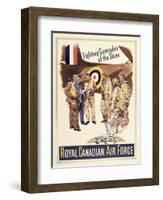 Propaganda Poster for Canadian Air Force, from World War II-null-Framed Giclee Print