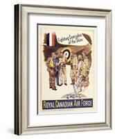 Propaganda Poster for Canadian Air Force, from World War II-null-Framed Giclee Print