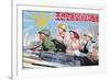 Propaganda Poster, Wonsan City, Democratic People's Republic of Korea (DPRK), North Korea, Asia-Gavin Hellier-Framed Photographic Print