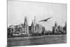 Propeller Aircraft in Chicago-null-Mounted Photographic Print