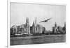 Propeller Aircraft in Chicago-null-Framed Photographic Print