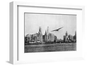 Propeller Aircraft in Chicago-null-Framed Photographic Print