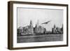 Propeller Aircraft in Chicago-null-Framed Photographic Print