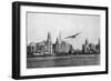 Propeller Aircraft in Chicago-null-Framed Photographic Print