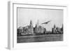 Propeller Aircraft in Chicago-null-Framed Photographic Print