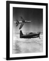 Propeller and Jet Fighters of the U.S. Navy-null-Framed Photographic Print