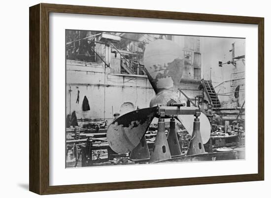 Propeller, Harland and Wolff, Belfast, C.1910-Robert John Welch-Framed Giclee Print