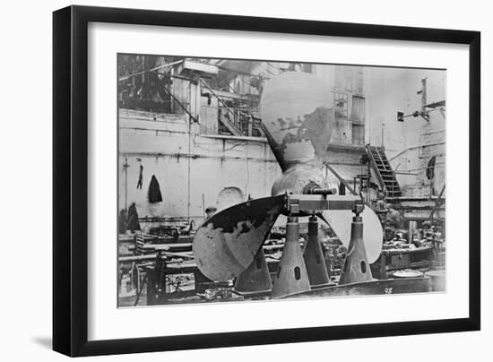 Propeller, Harland and Wolff, Belfast, C.1910-Robert John Welch-Framed Giclee Print