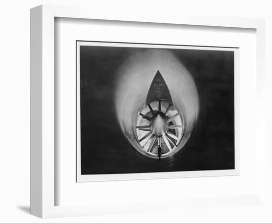 Propeller in Altitude Wind Tunnel-null-Framed Photographic Print