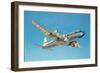 Propeller Plane-null-Framed Art Print