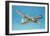 Propeller Plane-null-Framed Art Print