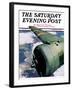 "Propeller," Saturday Evening Post Cover, August 7, 1937-Ivan Dmitri-Framed Giclee Print