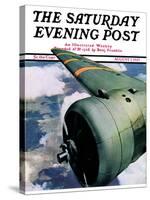 "Propeller," Saturday Evening Post Cover, August 7, 1937-Ivan Dmitri-Stretched Canvas