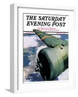 "Propeller," Saturday Evening Post Cover, August 7, 1937-Ivan Dmitri-Framed Giclee Print