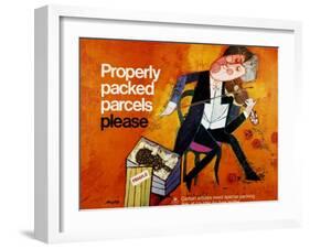 Properly Packed Parcels Please-Andre Amstutz-Framed Art Print