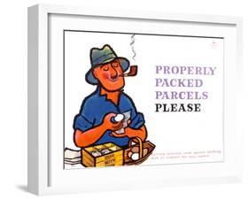 Properly Packed Parcels Please-Harry Stevens-Framed Art Print