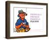 Properly Packed Parcels Please-Harry Stevens-Framed Art Print