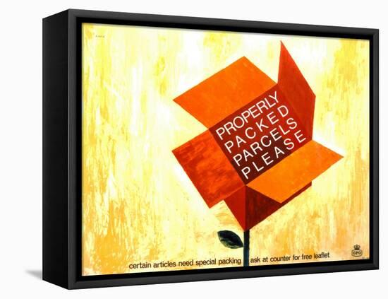 Properly Packed Parcels Please-George Brzezinski Karo-Framed Stretched Canvas