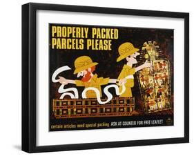 Properly Packed Parcels Please-null-Framed Art Print