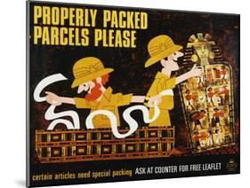 Properly Packed Parcels Please-null-Mounted Art Print