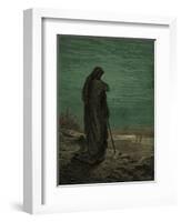 Prophet Amos, engraving by Gustave Doré - Bible-Gustave Dore-Framed Giclee Print