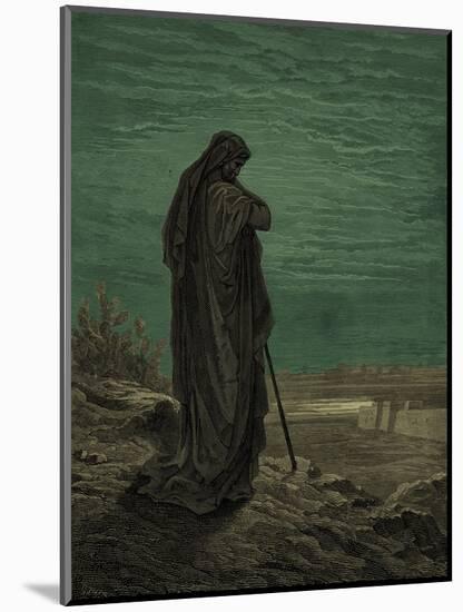 Prophet Amos, engraving by Gustave Doré - Bible-Gustave Dore-Mounted Giclee Print